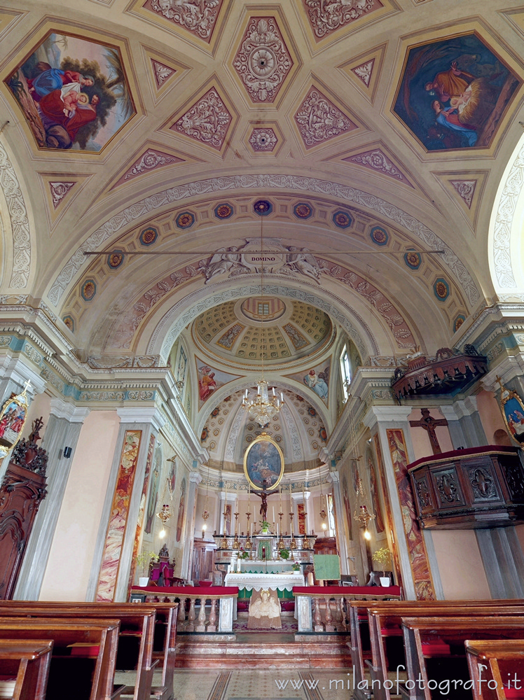 Andorno Micca (Biella) - Interno della Chiesa di San Giuseppe di Casto
